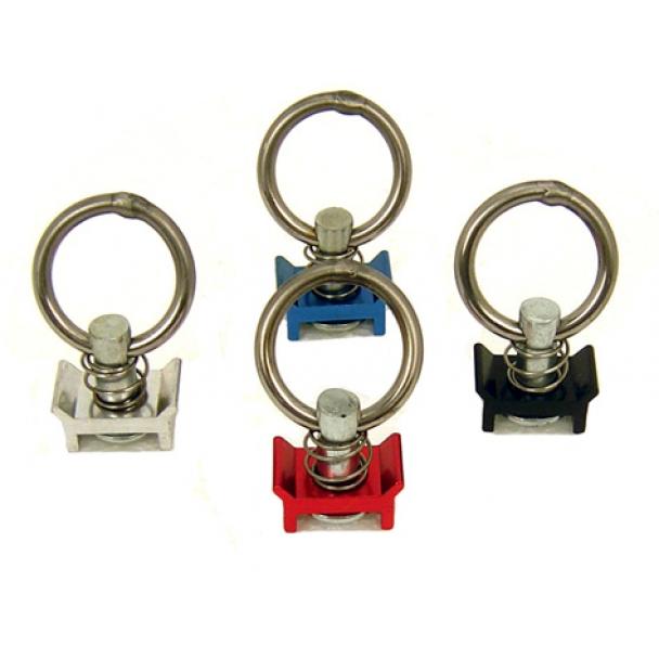 Pit Posse S-Track Single Ring Stud Anchors