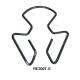 Redline Shop Press Replacement Carriage Pin Butterfly Clip Pair