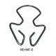 Redline Shop Press Replacement Carriage Pin Butterfly Clip Pair