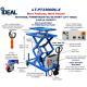 iDEAL 3300 lb. 12V Powered EV Battery / Powertrain Lift Table