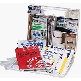 Wall Mount First Aid Station with Aluminum Rack | Redline Stands