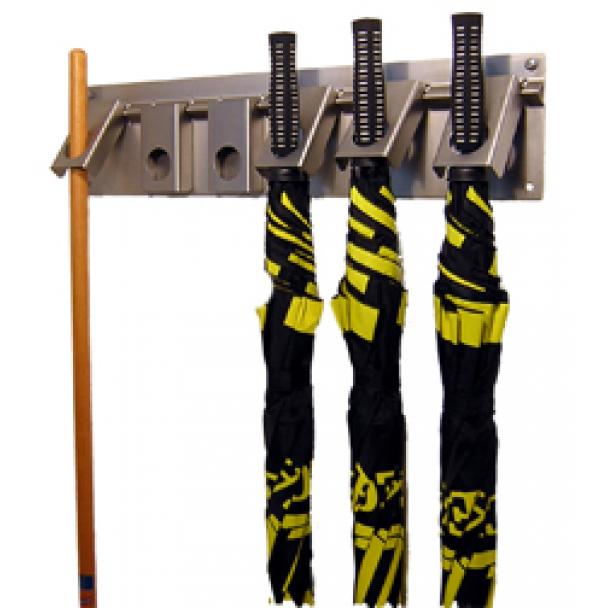 [DISCONTINUED] Pit Posse Umbrella and Broom Rack