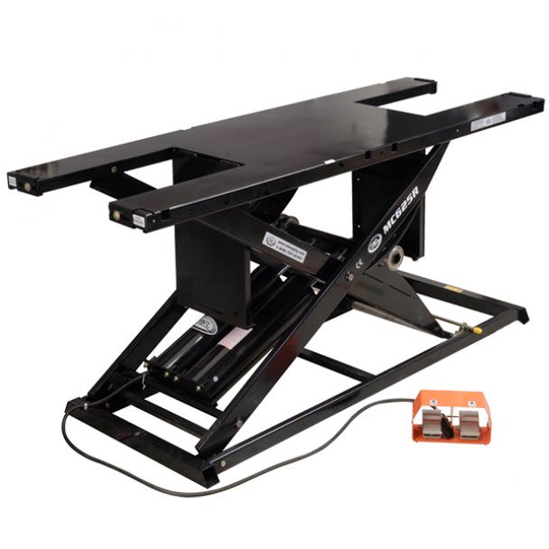 K&L Supply 1750 lb MC625R Pneumatic Motorcycle Lift Table for Sale Redline Stands