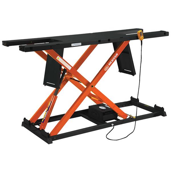Electric motorcycle outlet lift table