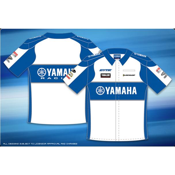 [DISCONTINUED] Factory Yamaha Pit Shirt - White