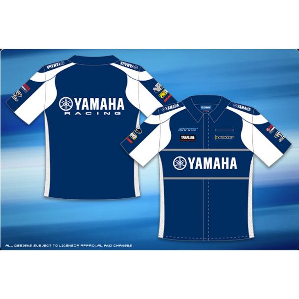[DISCONTINUED] Factory Yamaha Pit Shirt - Navy