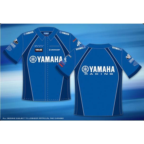 [DISCONTINUED] Factory Yamaha Pit Shirt - Blue