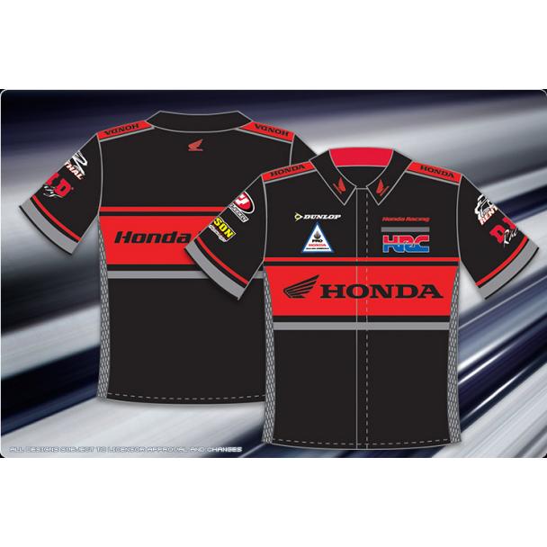 [DISCONTINUED] Factory Honda Pit Shirt - Black