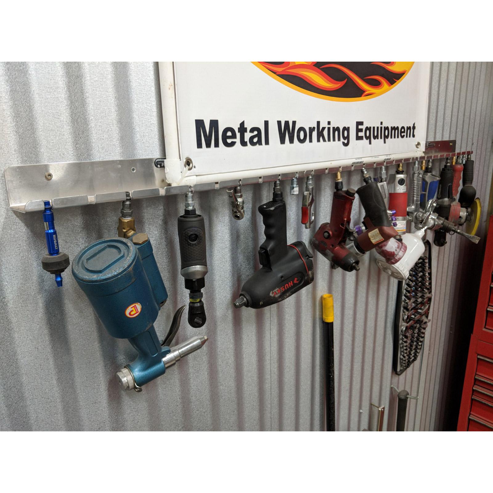 Pit Posse Air Tool Rack Redline Stands