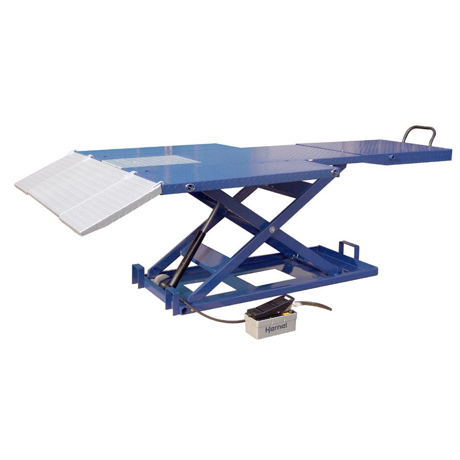 Trike lift store table