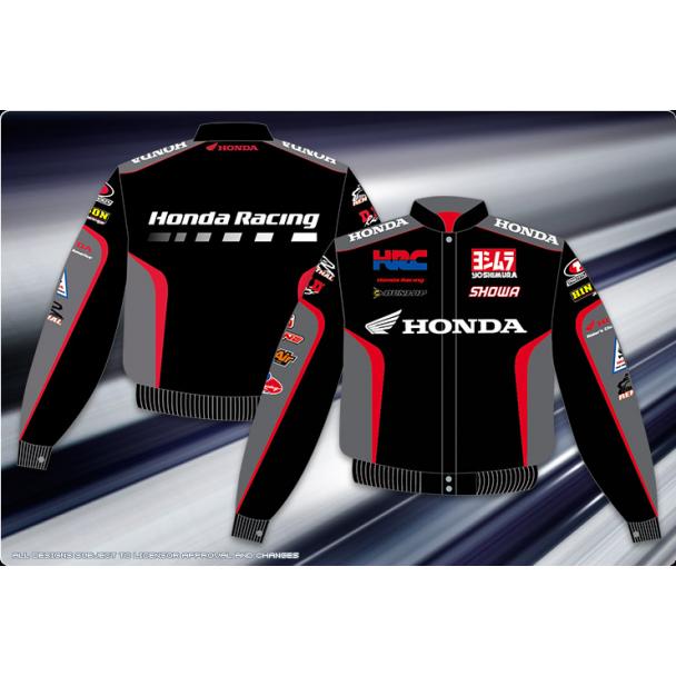 [DISCONTINUED] Factory Honda Racing Twill Jacket - Black