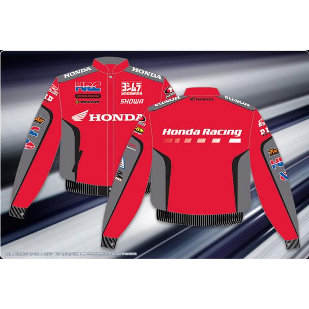 [DISCONTINUED] Factory Honda Racing Twill Jacket - Red