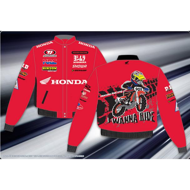 [DISCONTINUED] Factory Honda Racing Twill Jacket - I Wanna Ride