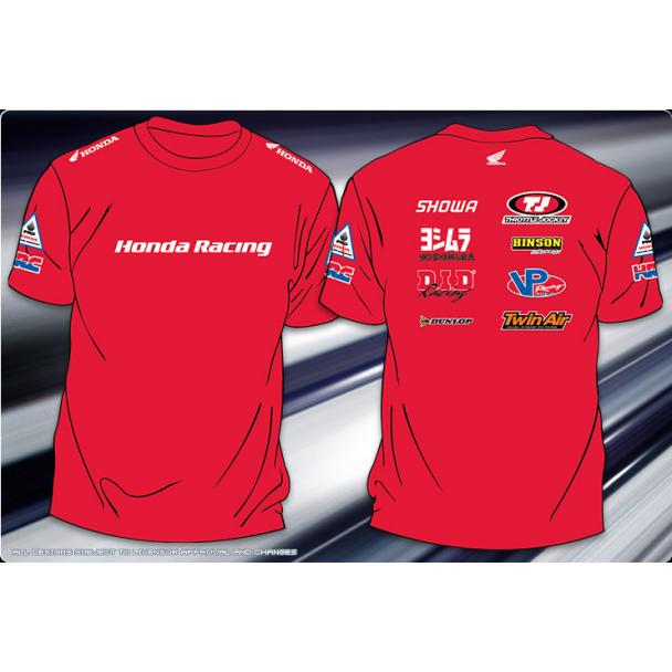 [DISCONTINUED] Factory Honda Tee Shirt - Red