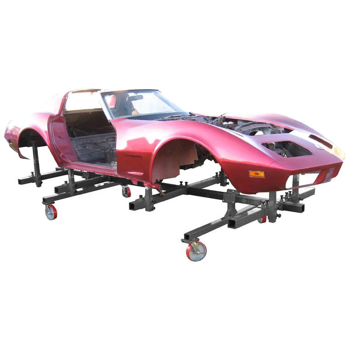 Auto Twirler Pro Autobody Cart Dolly Redline Stands