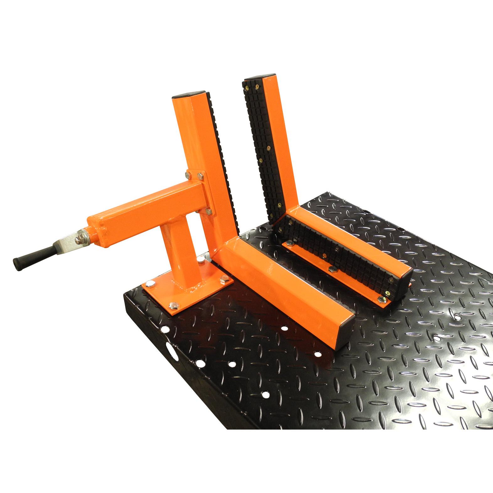 Redline Motorcycle Lift Table Wheel Vise FREE SHIPPING