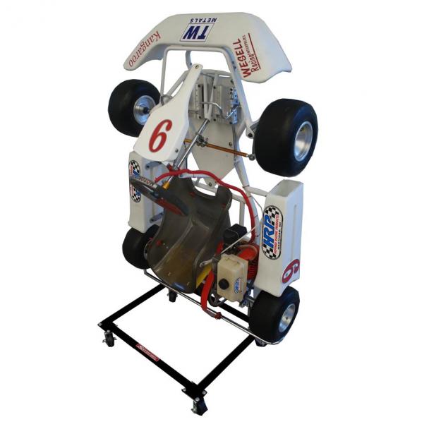 Streeter Upright Rolling Go Kart Stand for Kid Karts