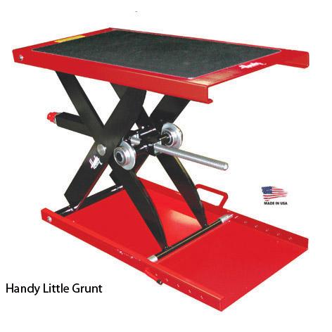 Handy B.O.B. 1500 Air Motorcycle Lift Table with Vise ...
