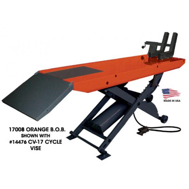 Handy B.O.B. 1500 Air Motorcycle Lift Table Redline Stands