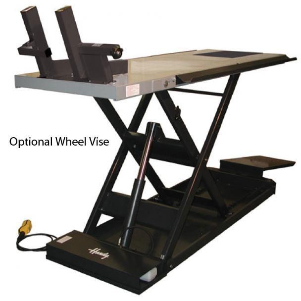 Handy electric motorcycle lift on sale