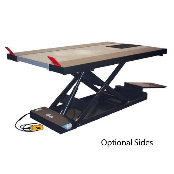 Handy electric motorcycle lift sale
