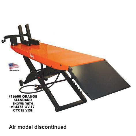 Handy electric motorcycle lift top