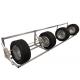 [DISCONTINUED] Pit Products Deluxe Universal Trailer Tire Rack