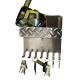 Pit Products Diamond Plated Key Chain Caddy