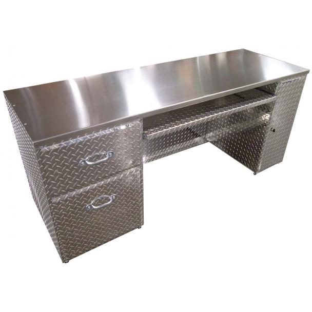 [DISCONTINUED] Pit Products Diamond Plated Office Desk