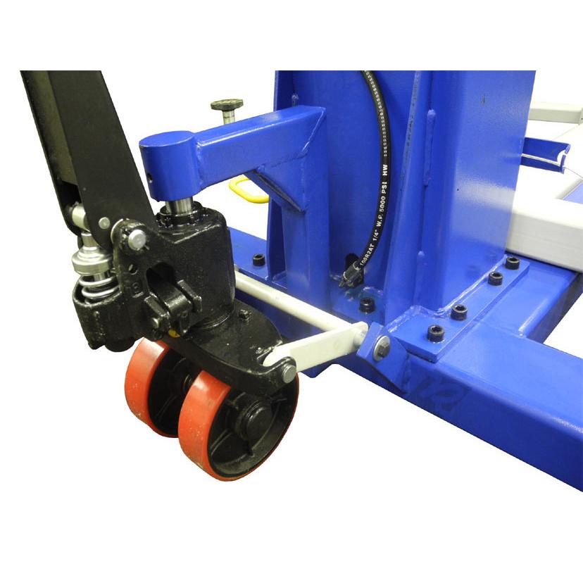 Ideal 6000 lb Mobile Single Column Lift Low Profile Heavy Duty