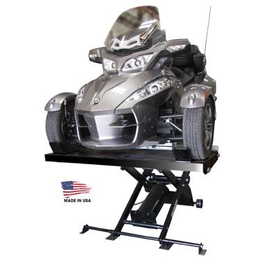 Spyder motorcycle lift top