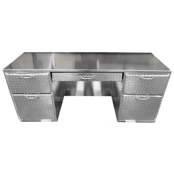 [DISCONTINUED] Pit Products Diamond Plated "Ultra" Office Desk