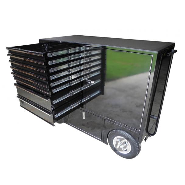 RSR 30" Medium Rolling Toolbox Pit Box Wagon Cart Redline Stands