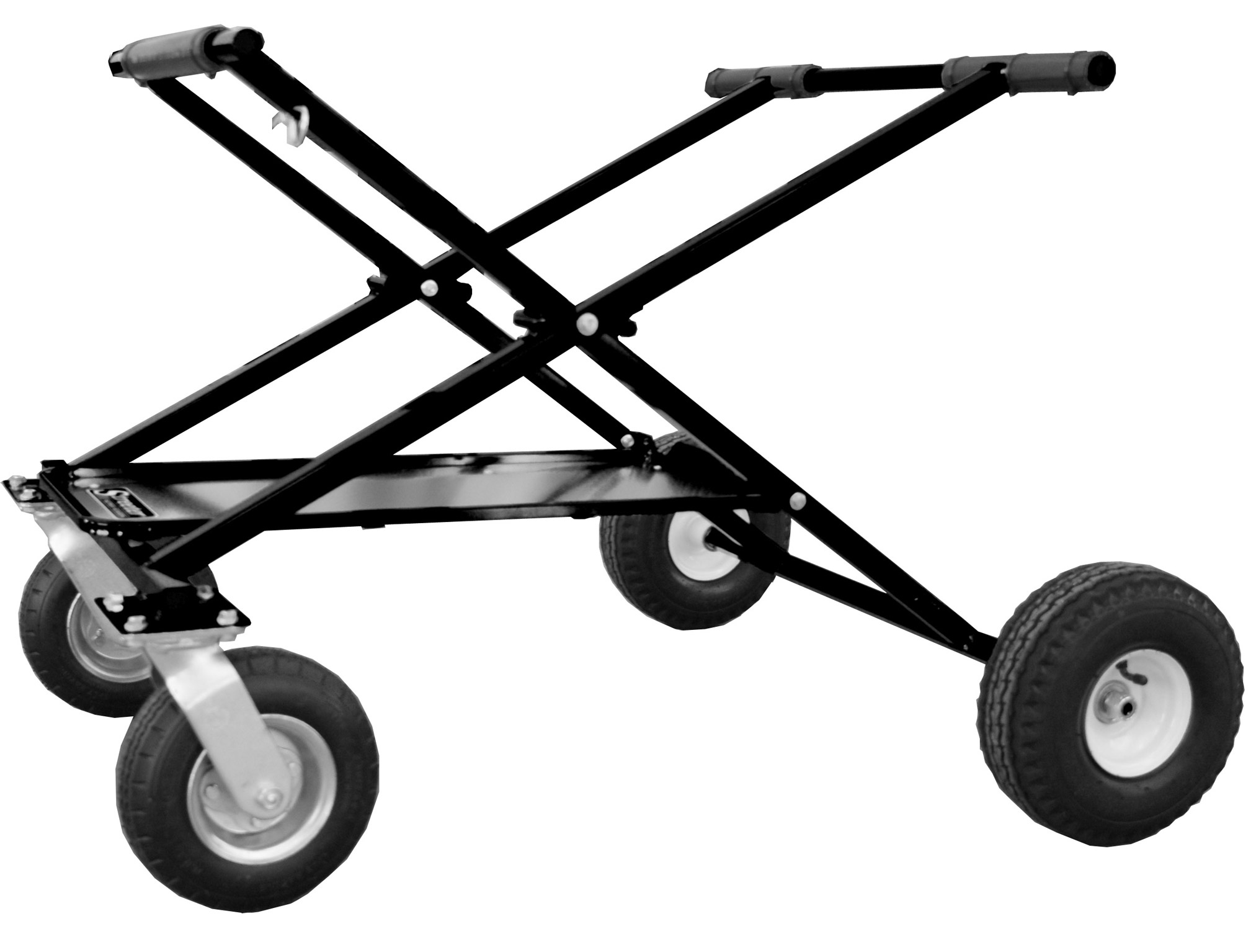 Streeter Shorty Big Foot Rolling Go Kart Stand w Tray