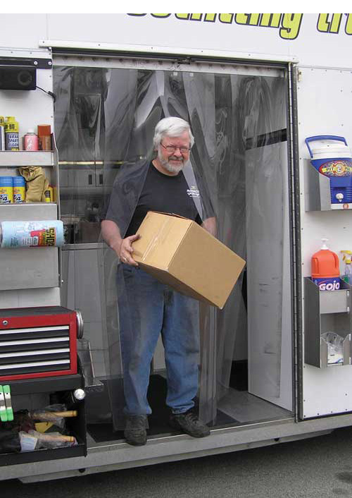 Pit Pal Clear Vinyl Walk-Thru Door