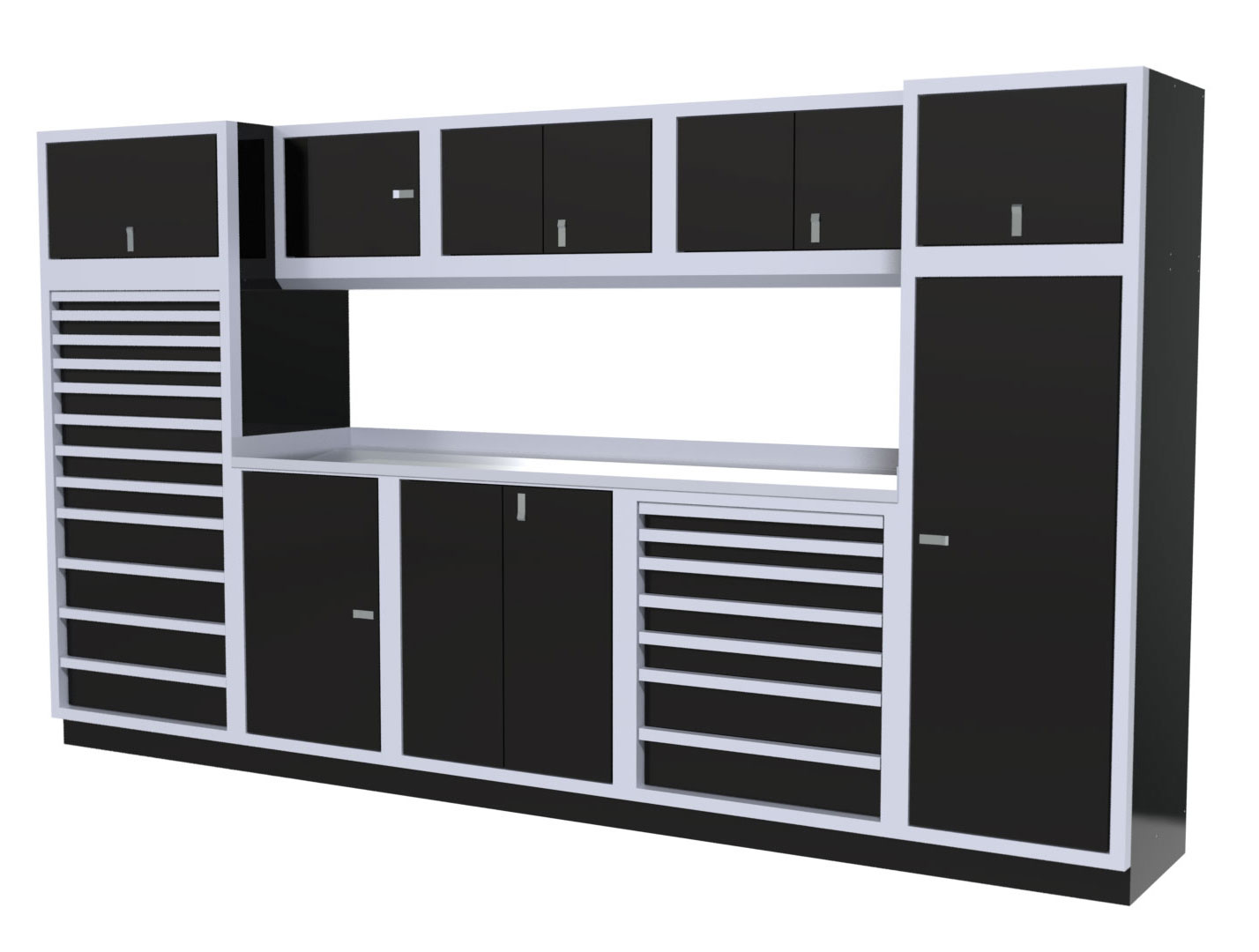 [DISCONTINUED] Moduline 12' Pro-II Base Wall Cabinet Combo 22