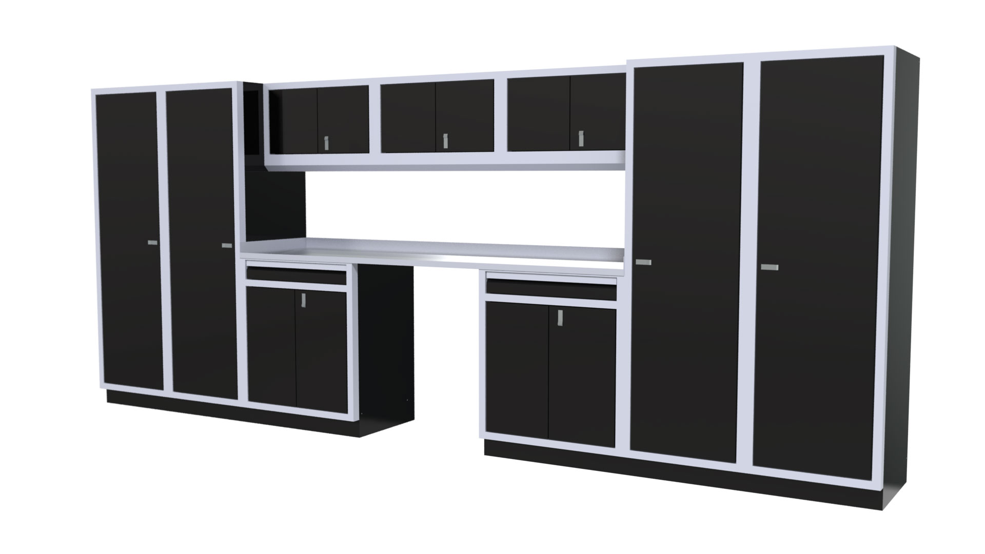 [DISCONTINUED] Moduline 16' Pro-II Base Wall Cabinet Combo 24