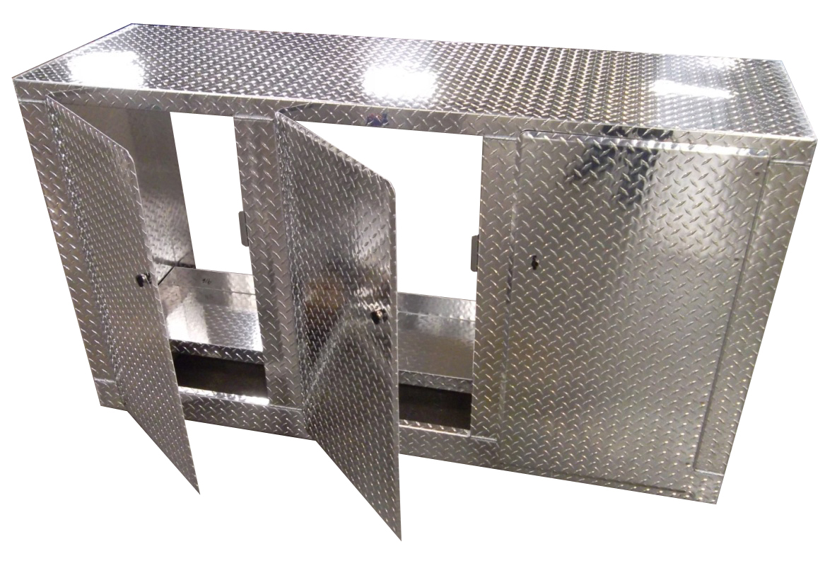 Pit Products 72'' Diamond Plate Floor Base Cabinet - FREE ...