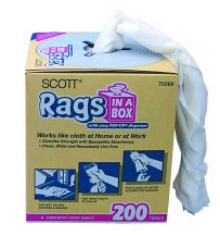 [DISCONTINUED] Scott Rags-In-A-Box 200 Count