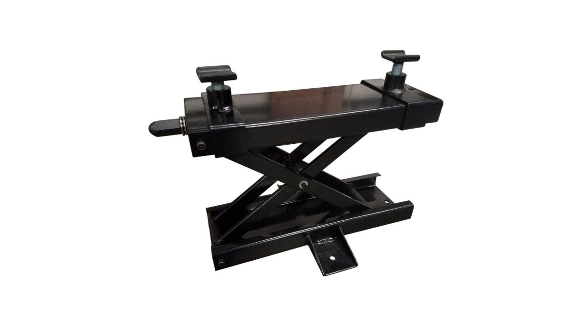 Scissor motorcycle jack